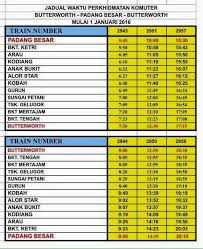 If you want to travel between ktm komuter utara (northern commuter) trains between the thailand border at padang besar and butterworth stop at every station along the route. The Butterworth Padang Besar Ktm Komuter Service Starts On 1 January 2016 Weehingthong