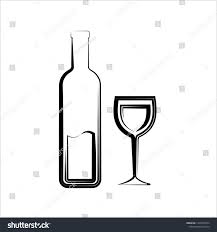 Bottle Of Wine And Glass Vector Art Illustration Ad Ad Glass Wine Bottle Illustration Vector Art Illustration Wine Bottle Illustration Wine Bottle