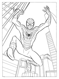 Spider man dessin dessin spiderman dessin super héros dessins marvel dessins disney comment dessiner spiderman aile d ange dessin avengers personnages projets de dessin. Coloriages Spiderman Super Heros Album De Coloriages