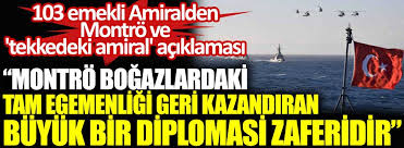 Son dönemde gündemde olan montrö boğazlar sözleşmesi'ne ilişkin ortak açıklama yapan 103 emekli amiralin bildiri yayınlamasıyla ilgili resen soruşturma başlatıldı. 3blqc9x 41yaam