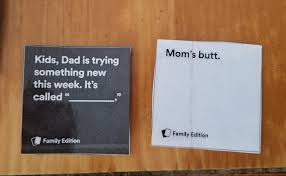 Apr 27, 2021 · the cards against humanity family edition is also available this way. We Were Playing The Family Version With The Kids When Cardsagainsthumanity