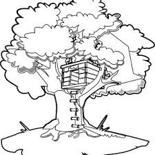 We have collected 35+ tree house coloring page images of various designs for you to color. Tree House Coloring Pages For Kids Drawing With Crayons
