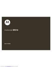 Pioneer ct w710r service manual original repair book stereo tape deck player. Motorola W510 Manuals Manualslib