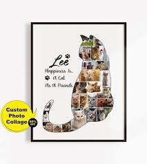 Cat Memorial Gift Cat Portrait Gift For Her Pet Gift For Etsy Cat Loss Gift Cat Memorial Gift Pet Memorial Gifts