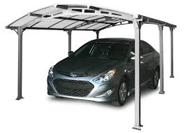 Footpads, legs/roof poles not included. Palram Arcadia 5000 Carport And Shade Cover From Absolute Steel