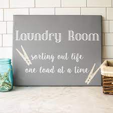 16 In X 20 In Laundry Room Canvas Wall Art Lad 2109 St The Home Depot Laundry Room Wall Art Laundry Room Laundry Room Signs