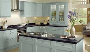 Arundel Kitchen From Homebase Gorgeous Fresh Blue Kitchen Units Would Have With Wooden Worktop Though Kitchen Duck Egg Blue Kitchen Kitchen Cabinet Colors