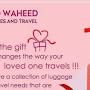 Syed Waheed Luggages and Travel Needs from twitter.com