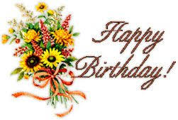 Free Birthday Clipart Animations Happy Birthday Images Happy Birthday Clip Art Happy Birthday Flower