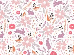 Set of 3 vectors with seamless floral patterns with cute birds and naive ornaments for your unique designs. Pattern Design 35 Seamless Free Vector Patterns Pattern And Texture Graphic Design Junction