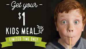 Olive Garden 1 Kids Meals Thru 10 27