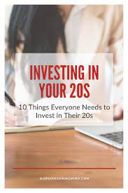 10 Things You Need To Invest In Your 20s Investing Financial Tips Budgeting Money
