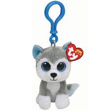 Anneau Porte Cles Ty Beanie Boos Slush Le Husky Beanie Boo Dogs Beanie Boos Boo The Dog