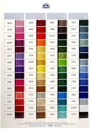 12 methodical dmc tapestry wool colour chart