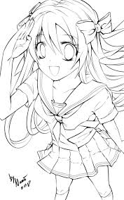 38 Coloring Page Schoolgirl Manga Coloring Book Cartoon Coloring Pages Anime Printables