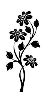 See more ideas about stencils, stencil patterns, silhouette stencil. Pin By 010 6406 1658 On Craft Decoration Flower Silhouette Flower Stencil Black Silhouette