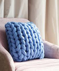 Braid Knotted Pillow Cushion Chunky Knitted Cushion Nordic Style Home Decor Knitted Cushions Cushions On Sofa Knot Pillow