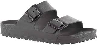 Birkenstock Women S Arizona Essentials Eva Sandals White 38 Amazon Com Birkenstock Unisex Arizona Essentials Eva Black Sandals 38 N Slides In 2020 Mens Leather Sandals Trendy Shoes Birkenstock