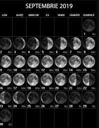 Gradul de iluminare a lunii nu îl afişez sub formă de calendar fiindcă nu prezintă foarte mult interes. Singura Zi Din Luna Septembrie In Care Luna Va DispÄƒrea De Pe Cerul Senin Pe 29 Septembrie E LunÄƒ NouÄƒ Stiri Mondene