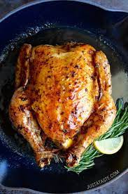 Simple Roast Chicken With Garlic And Lemon Recipe Easy Roast Chicken Chicken Recipes Roasted Garlic Chicken