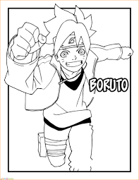 Apalagi kalau gambar mewarnai nya sudah siap. 10 Gambar Mewarnai Boruto Terlengkap 2020 Marimewarnai Com