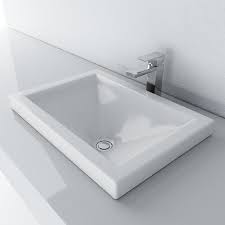 cantrio vitreous china semi recessed ps