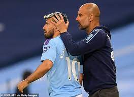 There was so much to admire in manchester city's performance on saturday, from the vision and precision of kevin de bruyne to that eyecatching late cameo from leroy sané, but one of the things that truly delighted pep guardiola was the way that sergio agüero teed up gabriel jesus for their third. Sergio Aguero And Pep Guardiola Will Leave Man City Next Summer If They Want To Says Club Chairman Daily Mail Online
