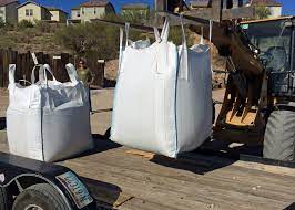 Your plan sounds good, but, if you have access to them, i'd go with rubbermaid tubs over bags. Bulk Bag Acme Sand Gravel