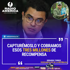 En un extenso texto el vicecanciller de la República, Gerardo Torres,  invita a cobrar la recompensa de L3.5 millones por información que dé con  el paradero del general Romeo Vásquez Velásquez, acusado