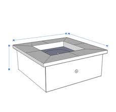 Bali outdoors gas fire pit table, 28 inch 50,000 btu square outdoor propane fire pit table with lid and blue fire glass 4.6 out of 5 stars 2,720 $239.99 $ 239. Custom Made Fire Pit Covers Waterproof