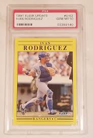 1991 ivan rodriguez topps traded tiffany rc #101t. Ivan Rodriguez 1991 91 Score Traded Rookie Card Sports Memorabilia Sports Memorabilia Fan Shop Sports Cards