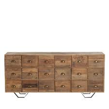 Create A Stylish Yet Relaxed Living Space With The Industrial Inspired Keeler Drawer Chest Ma Reclaimed Wood Side Table Black Dining Chairs Dining Room Storage
