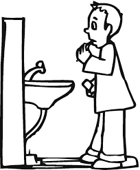 This is a picture of toothbrush to color or paint online from your browser without having to download or install anything, is absolutely secure. Brushing Teeth Coloring Pages Coloring Home
