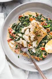 Fish Florentine The Best Fish Recipe Recipe Fish Florentine Recipe Skinny Taste Recipes Best Fish Recipes