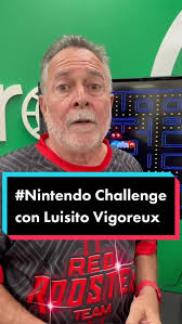 Pusimos a Luisito Vigoreux a jugar con el Nintendo Challenge. #nintendo  #fyp #luisitovigoreaux #foryoupizza #challenge #games #gamer #puertorico