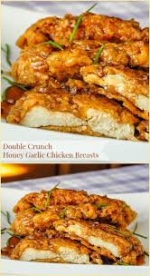 Double Crunch Honey Garlic Chicken Breasts Millions Of Views Online Recipe Chicken Dishes Easy Chicken Recipes Recipes