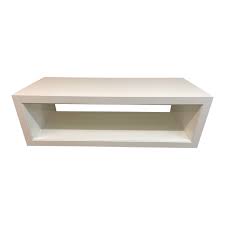 Chrome coffee table with black lacquer top. Serena Lily Atelier White Lacquer Coffee Table Original Price 1 498 Design Plus Gallery