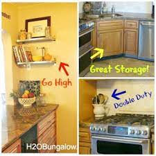 How To Organize A Small Kitchen And Get More Space Small Space Kitchen Small House Organization Kitchen Remodel Small