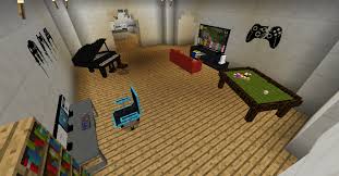 Most furniture is obtained by killing mobs (very rare drop rate) or you can also get them from the creative inventory (by searching for skull or head). Furnicraft Addon Minecraft Map