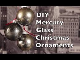 Shop for mercury glass christmas trees online at target. How To Make Christmas Tree Ornaments Diy Mercury Glass Holiday Decoration Tutorial Youtube