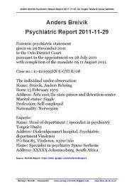 Husby is most common among white (94.36%) individuals. 11 11 29 Norway V Breivik Husby Sorheim Psych Report By Andrea Muhrrteyn Issuu
