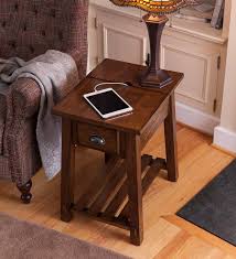 You can definitely make this with other types of wood and the steps will be easier (2x4s tend to warp and pine is soft), but the cheap material allowed us to e… End Table With Charging Station You Ll Love In 2021 Visualhunt