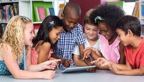 Children working together