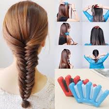 2021 Lady Girls French Hair Braiding Tool Weave Sponge Plait Twist Hair Braider Diy Styling Tool Holdr Clip Hair Accessorie From Servision 1 1 Dhgate Com I wouldn't say this hairdo is super quick or easy, but definitely unique! 2021 lady girls french hair braiding