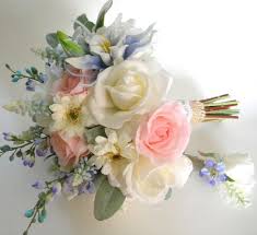 5 out of 5 stars. Ready To Ship Rustic Chic Garden Inspired Bridal By Bluelilybridal Bridal Bouquet Rose Bridal Bouquet Prom Flowers Bouquet
