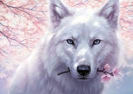 Quickly geralt turnabout, sheathing his blade and relaxing as he saw it was ciri, although she was now dressed in heavy fur clothes fit for travel. White And Pink An Art Print By Johanna Tarkela Wolf Art Fantasy Wolf Art Fantasy Wolf