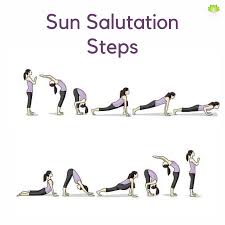Sun Salutations In 2020 Surya Namaskar Sun Salutation Yoga Inspiration