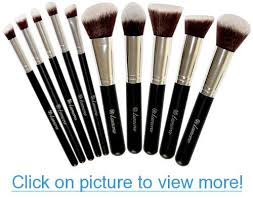 50 Off Now Lamora Professional Makeup Kabuki Brush Set Premium Cosmetic Brushes Set Kit 10 Pi Makeup Brush Set Eye Makeup Brushes Set Cosmetic Brush Set