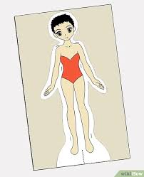 Anime eyes are almost always drawn bigger and make a line towards the upper half of the eye that will indicate the darker area partially created by the shadow and the eyelashes reflecting in the eyes. How To Draw An Anime Paper Doll 8 Steps With Pictures Wikihow