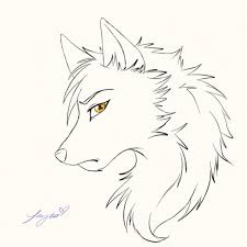 15 Drawings Of Anime Wolves Anime Wolf Drawing Wolf Sketch Cute Wolf Drawings